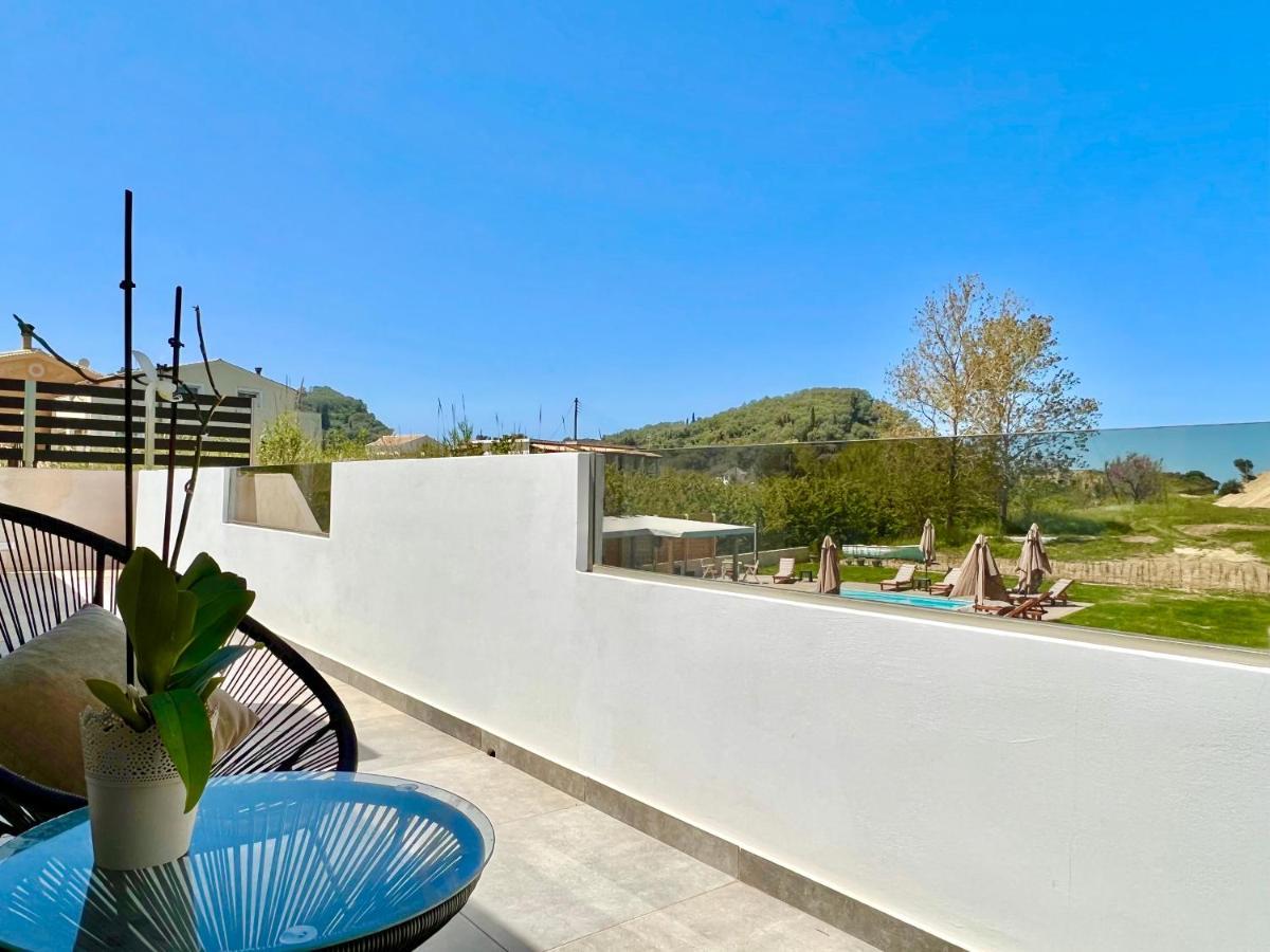 Beach Villa Verano With Private Pool By Dadovillas Szidári Kültér fotó